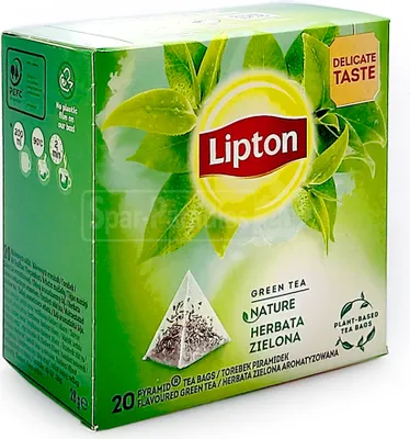 Immagine prodotto di Tè verde Lipton Natura Fresca, confezione da 20 pezzi