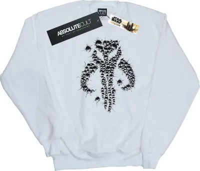 Produktbild von Star Wars - "The Mandalorian Blaster" Sweatshirt für Herren BI46340 (XL) (Weiß)