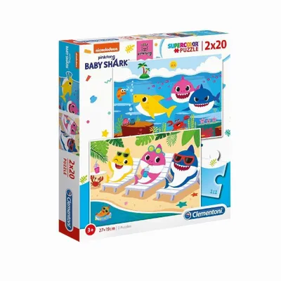 Immagine prodotto di Clementoni Baby Shark Puzzle 2X20pz.