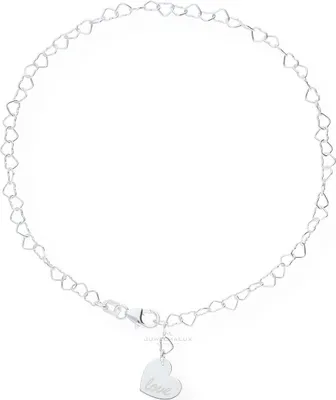 Produktbild von JuwelmaLux Fußkette Herz Love Silber 925/000 JL16-04-0202