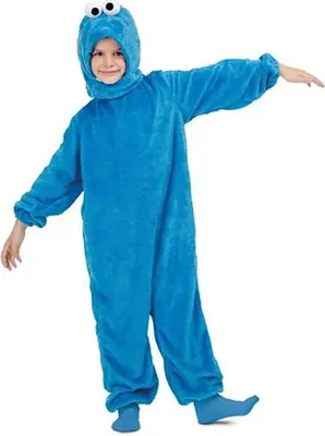 Imagen del producto de Disfraces infantiles sencillos: Monstruo de migas, talla junior, azul, para bebés de 7 a 12 meses. Color: azul, talla: 7-12 meses