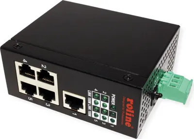 Produktbild von ROLINE Industrie Switch 5x RJ-45, unmanaged