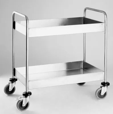 Produktbild von SARO Abräumwagen 304 rundum aufgekantet Modell CHARLES