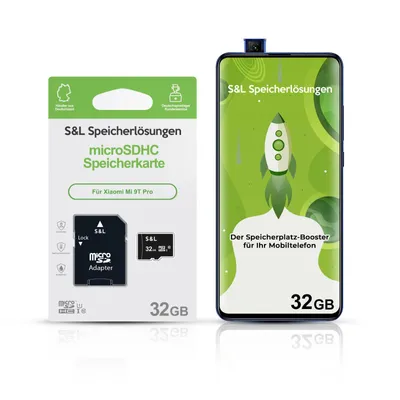 Produktbild von microSD Speicherkarte S&L für Xiaomi Mi 9T Pro - Speicherkapazität: 32 GB