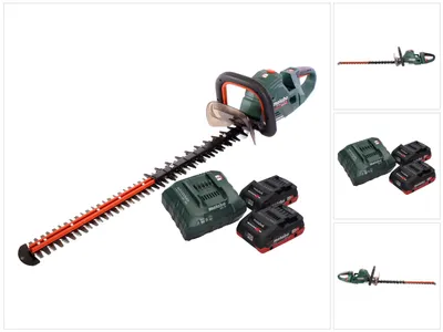 Immagine prodotto di Tagliasiepi a batteria Metabo HS 18 LTX BL 75 18 V 75 cm senza spazzole + 2x batteria 4,0 Ah + caricatore