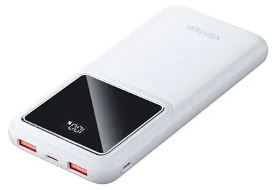 Immagine prodotto di Powerbank, Vention, FHKW0,10000mAh, Micro-USB, USB-C, 2xUSB-A, 22.5W (white)