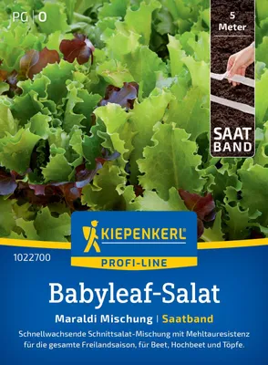 Artikelbild 2 von 'Babyleaf-Salat Maraldi Mischung (Saatband)' aus der Kategorie Pflücksalatsamen