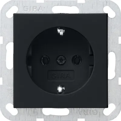 Produktbild von Gira Schuko-Steckdose sw 0188005