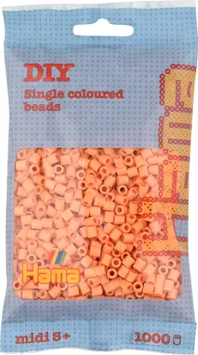 Produktbild von Hama Beutel mit 1000 Midi-Bügelperlen helles apricot