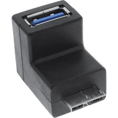 Immagine prodotto di InLine® 35300Q Adattatore USB 3.0, da presa A a spina Micro B, angolato