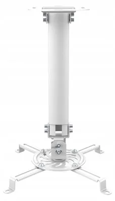 Obrázok produktu pre Držiak na stropný projektor s rozmermi 38 až 58 cm, BIELY