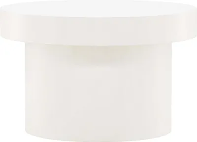 Zdjęcie produktu dla FURNLUX Stolik kawowy Malung Biały 80cm / Hauptfarbe: Weiß / Abmessungen: 80 x 80 x 50 cm
