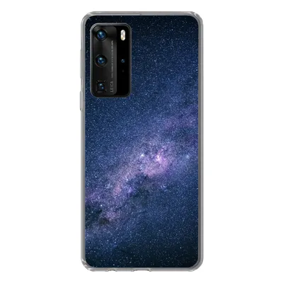 Produktbild von MuchoWow® Handyhülle Schutzhülle Hülle für Huawei P40 Pro Galaxie - Sterne - Weltraum - Jungen - Mädchen - Kinder Silikon Softcase Handy Hülle - Schutz