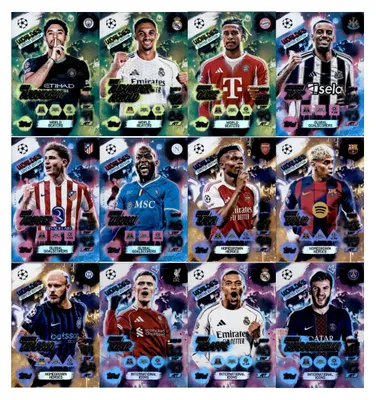 Immagine prodotto di Topps Match Attax Champions League 2025/26 - Tutte le 12 carte Worldies in edizione limitata