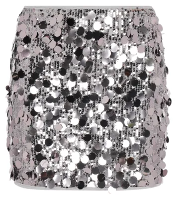 Image de Jupe KRZY pour femme - argent, taille S