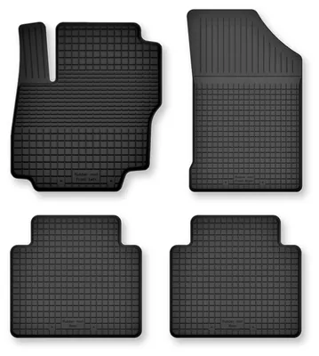 Produktbild von Gummi-Fußmatten für Ford Kuga MK3 2019- (SUV) – 4-tlg, Schwarz, Semi-Universal, angepasst – Wielganizator Semi-Universal