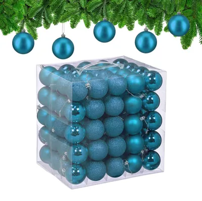 Produktbild von Christbaumkugeln-Set, 100-teilig, 3 Designs