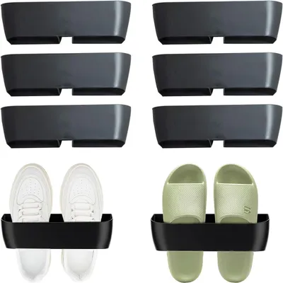 Produktbild von Schuhhalter 25 x 22 x 8 cm, schwarz, Kunststoff, für Wohnzimmer