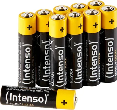 Zdjęcie produktu dla Intenso 7501910, Jednorazowa bateria, AAA, Alkaliczny, 1,5 V, 10 szt., 1250 mAh