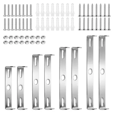 Produktbild von 8 Stück Deckenleuchtenhalterungen 80/90/100/110 mm Set für Deckenmontage