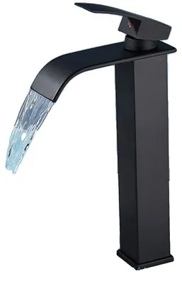 Imagen del producto de Grifo de lavabo, de un solo mando, montaje superficial, color mate, modelo A