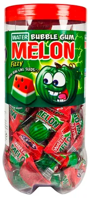 Zdjęcie produktu dla Guma balonowa Fini Giant Watermelon pakowana pojedynczo 50 sztuk 750g