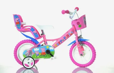 Produktbild von 12 Zoll Kinderfahrrad Mädchenfahrrad Peppa Pig Peppa Wutz