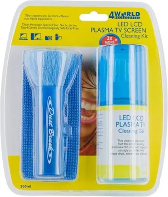 Obrázek produktu pro Čistící Gel 200ml + hadřík 4World + štětka.