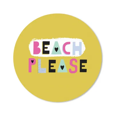 Produktbild von MuchoWow® Mauspad Mousepad Sommer - Rosa - Zitat 30x30 cm - Mousepads - Maus Mat - Pad - Mausunterlage - Tischunterlage - Schreibtischmatten