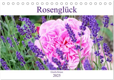 Produktbild von Rosenglück (Tischkalender 2025 DIN A5 quer), CALVENDO Monatskalender