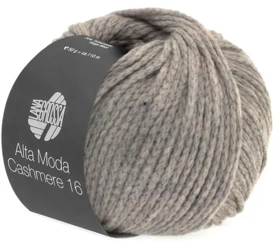 Produktbild von Lana Grossa ALTA MODA Cashmere 16 50 g supersoftes Kettengarn aus extrafeiner Wolle mit Kaschmir 110 m Farbe 003 - Taupe