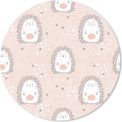 Produktbild von MuchoWow® Mauspad Mousepad Igel - Pastell - Kinder 20x20 cm - Mousepads - Maus Mat - Pad - Mausunterlage - Schreibtischmatte