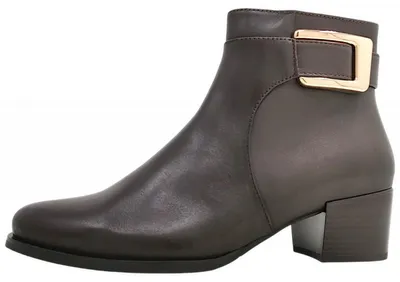 Image de regarde le ciel Damenschuhe Stiefeletten Braun Freizeit