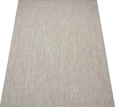 Produktbild von Outdoor Teppich Natur Balkon, Terrasse schmutzabweisend Grau Rechteckig 160x220 | 100% Polypropylen, Rücken aus Polypropylen | pflegeleicht