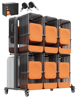 Obrázek produktu pro Skládací židle – nosnost 363 kg – dvoustupňová