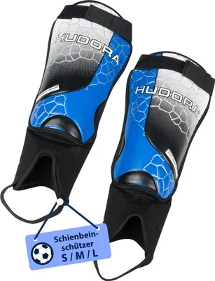 Obrázok produktu pre HUDORA chrániče holení s ochranou členkov - Pohodlné chrániče holení s penou - Futbalové chrániče holení s ochranou členkov vo veľkosti S/M/L - Futbalové vybavenie pre deti a mládež