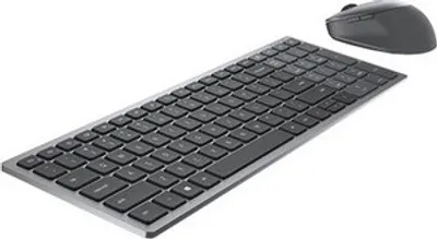 Produktbild von Dell Multi-Device KM7120W - Tastatur-und-Maus-Set - kabellos - 2.4 GHz, Bluetooth 5.0 - Französisch - Titan Gray - für Latitude 9410, OptiPlex 7480, Precision 3640, 7560, Vostro 5502, XPS 13 9310, 15 9510