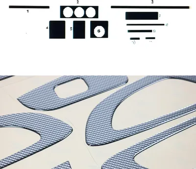 Immagine prodotto di Arredamento interno abitacolo per Audi 80 90 1986-1995 Carbon optic 11pz