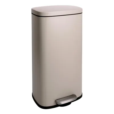 Image de SVITA TQ30 Poubelle taupe 30L Poubelle à pédale Couvercle Softclose avec seau intérieur