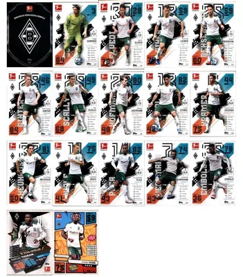 Produktbild von Topps Match Attax - 2021/22 - Mannschaftspaket - BORUSSIA MÖNCHENGLADBACH