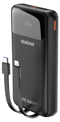 Immagine prodotto di DUDAO K15Pro 20000mAh 22.5Watt 2x cavo nero polimeri di litio (LiPo)