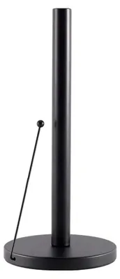 Küchenrollenhalter Stand, 32x15 cm, Edelstahl, schwarz
