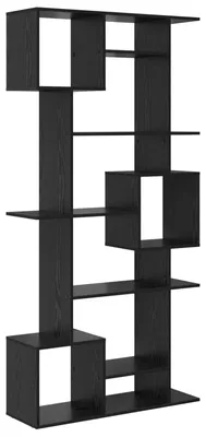 Obrázek produktu pro vidaXL Regál na knihy vzhled černého dubu 92 x 29 x 188 cm Materiál na bázi dřeva