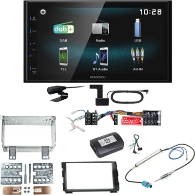 Produktbild von Kenwood DMX-125DAB Bluetooth MP3 USB DAB+ Autoradio Einbauset für Kia Cee'd ED