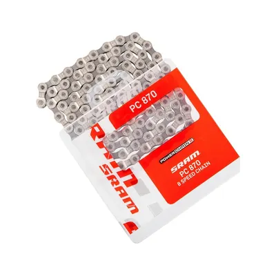Immagine prodotto di Catena Sram PC 870 114 maglie 6/7/8 velocità argento