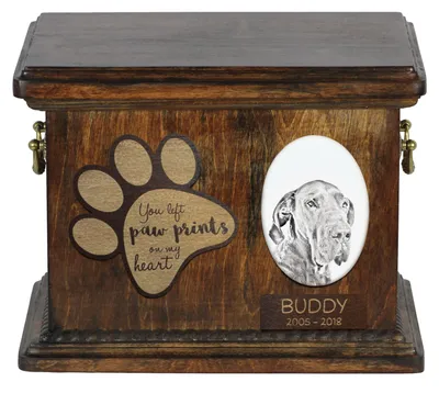 Obrázek produktu pro Německá doga - popel na popel psa, personalizovaná popel s fotografií, popel s fotografií psa značky Art-Dog