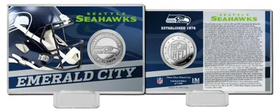 Produktbild von Seattle Seahawks Team History Silver Coin Card