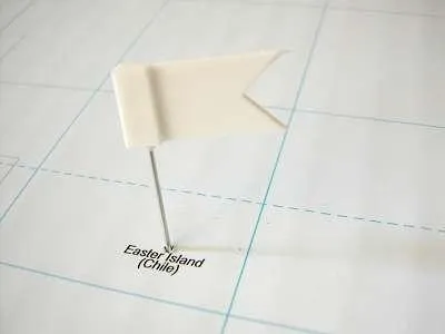 Image de Drapeaux blancs à fixer. Lot de 20.