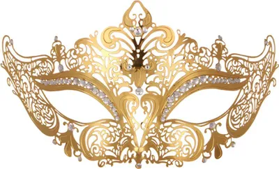 Produktbild von Women Metal Strass -Stone Venetian Maske Masquerade Masken für Hochzeitsballparty