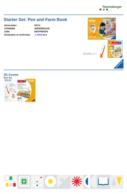 Produktbild von Starter-Set: Stift und Bauernhof-Buch Ravensburger 00114